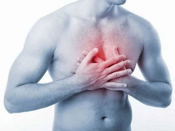أعراض الداء العظمي الغضروفي في المنطقة الصدرية
